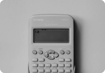 Calculator front shot